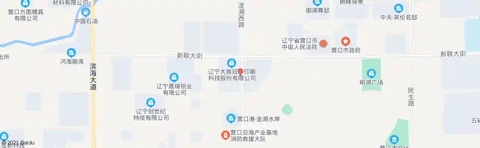 营口大族冠华公司_公交站地图_营口公交_妙搜公交查询2025