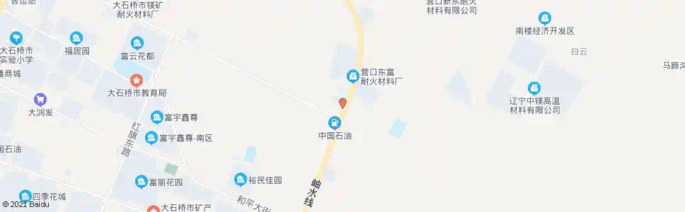 营口耐火材料公司_公交站地图_营口公交_妙搜公交查询2025