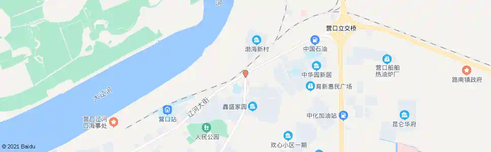 营口人防办_公交站地图_营口公交_妙搜公交查询2025