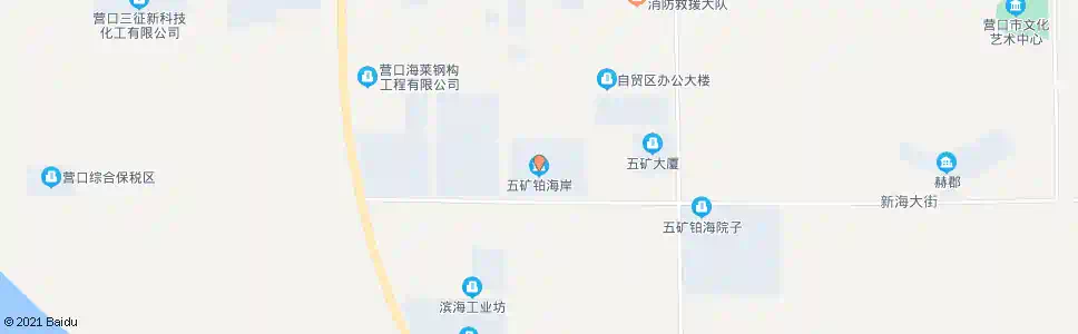 营口五矿铂海岸_公交站地图_营口公交_妙搜公交查询2025