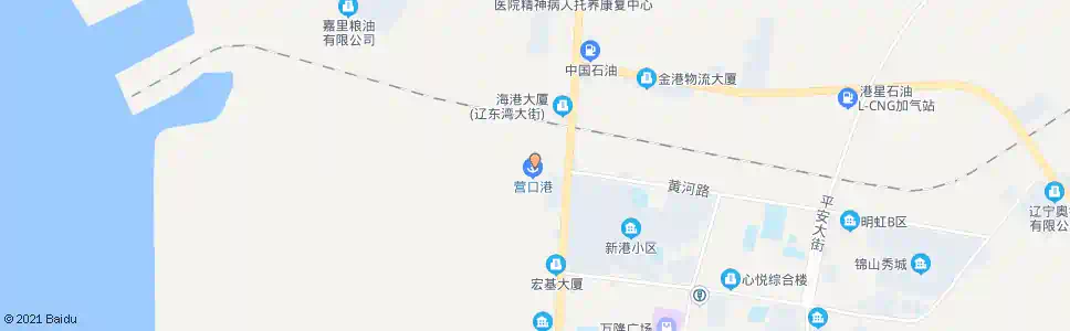 营口港三号门_公交站地图_营口公交_妙搜公交查询2025