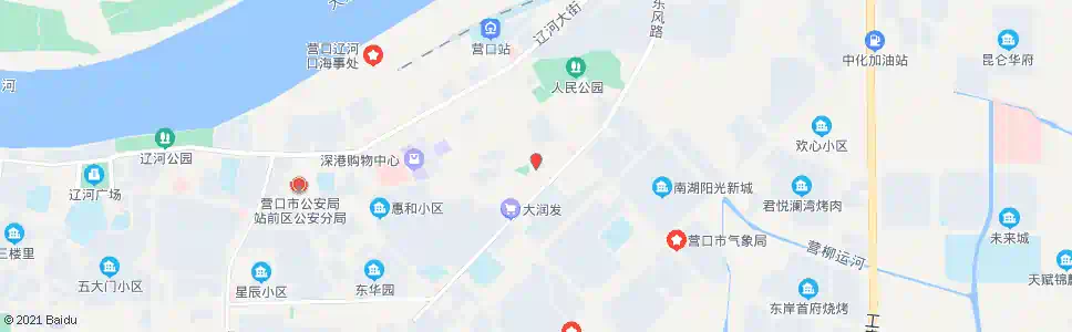 营口万友街_公交站地图_营口公交_妙搜公交查询2025