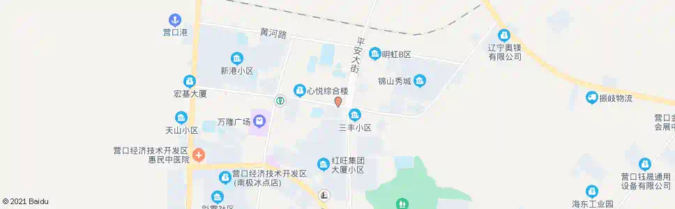 营口西部劳务市场_公交站地图_营口公交_妙搜公交查询2025