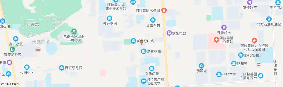 阿拉善水务小区_公交站地图_阿拉善公交_妙搜公交查询2025
