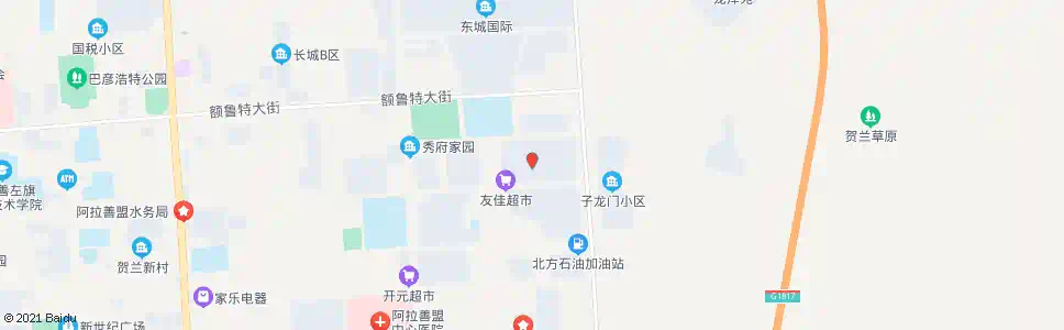 阿拉善奥林小区_公交站地图_阿拉善公交_妙搜公交查询2025