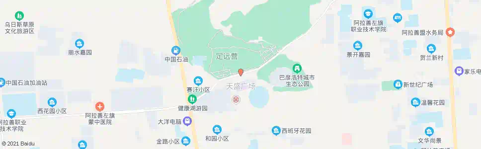 阿拉善延福寺_公交站地图_阿拉善公交_妙搜公交查询2025