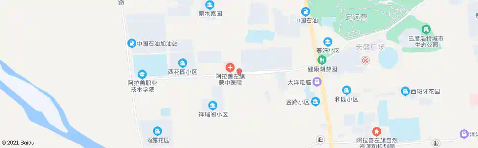 阿拉善中蒙医院_公交站地图_阿拉善公交_妙搜公交查询2025