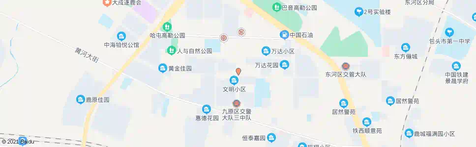 包头文明小区_公交站地图_包头公交_妙搜公交查询2025