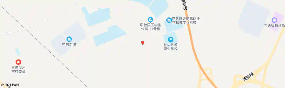 包头职教园区一号站_公交站地图_包头公交_妙搜公交查询2025