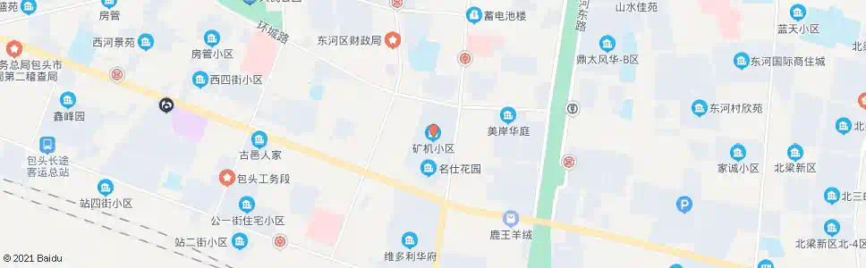 包头矿机小区_公交站地图_包头公交_妙搜公交查询2025