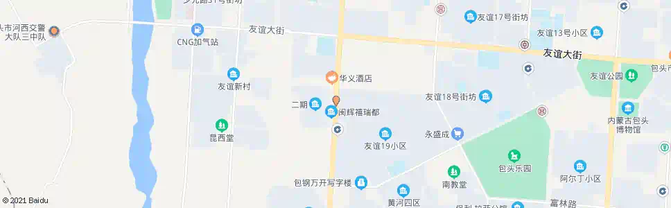 包头光彩街_公交站地图_包头公交_妙搜公交查询2025