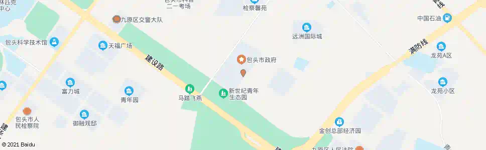 包头市人大_公交站地图_包头公交_妙搜公交查询2025
