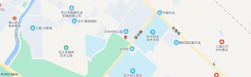包头森警大队_公交站地图_包头公交_妙搜公交查询2025