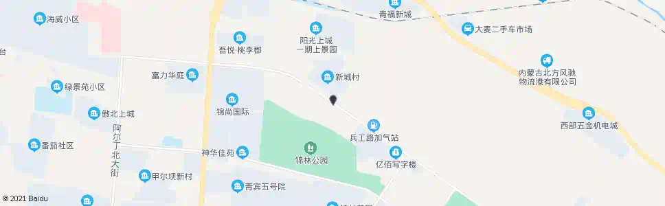 包头新城村_公交站地图_包头公交_妙搜公交查询2025