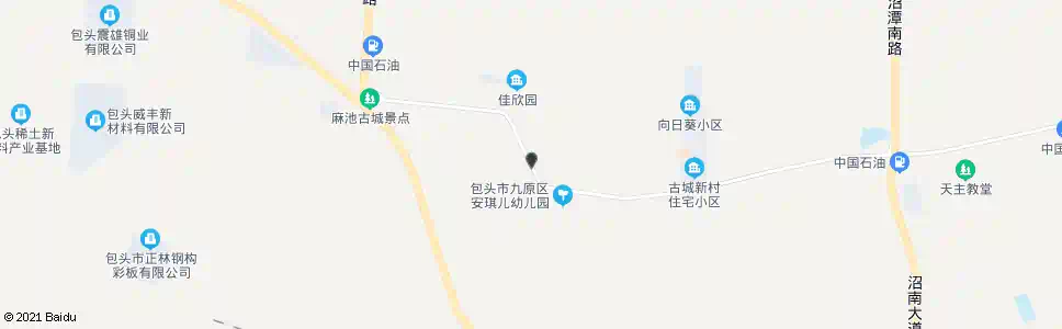 包头古城村_公交站地图_包头公交_妙搜公交查询2025