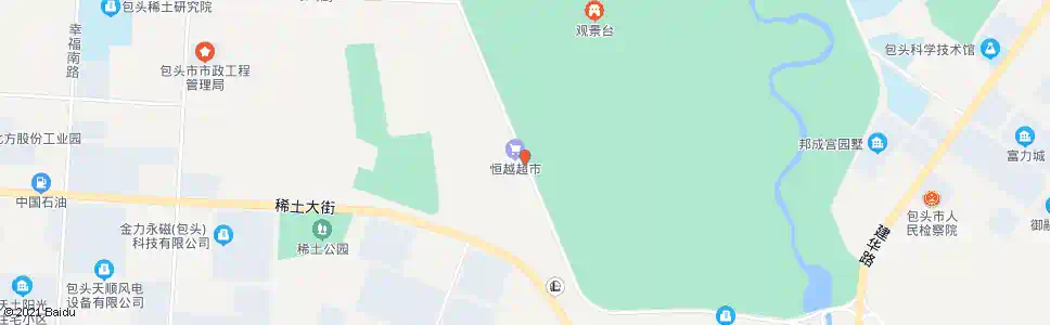 包头五银福窑新村_公交站地图_包头公交_妙搜公交查询2025