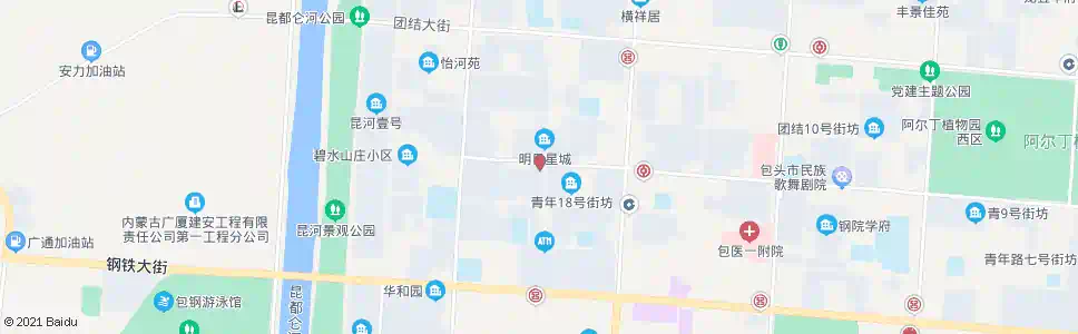 包头明日星城_公交站地图_包头公交_妙搜公交查询2025