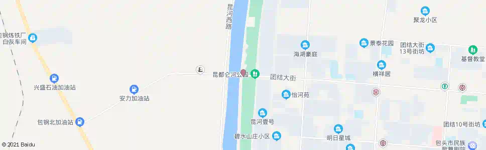 包头昆河北桥_公交站地图_包头公交_妙搜公交查询2025
