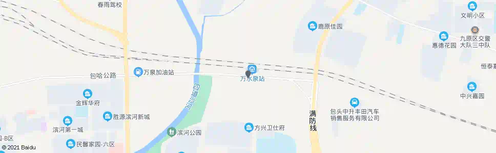 包头果树队_公交站地图_包头公交_妙搜公交查询2025