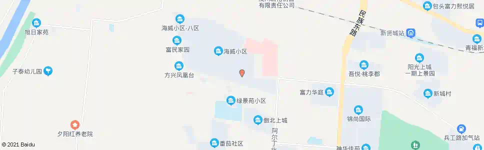 包头海威一区_公交站地图_包头公交_妙搜公交查询2025