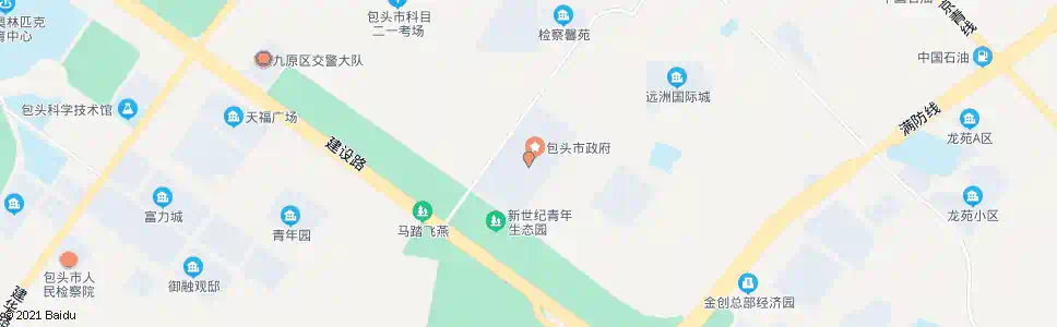 包头市委_公交站地图_包头公交_妙搜公交查询2025