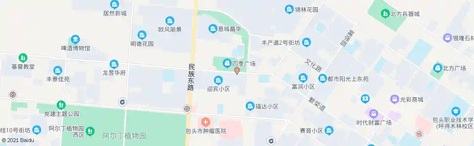 包头莫尼路口_公交站地图_包头公交_妙搜公交查询2025