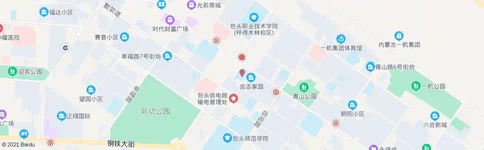包头北重二中_公交站地图_包头公交_妙搜公交查询2025