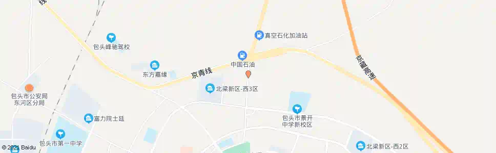 包头西北门_公交站地图_包头公交_妙搜公交查询2025