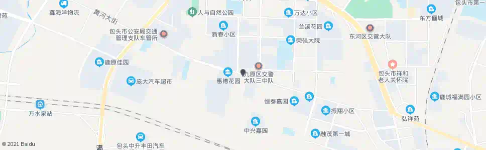 包头韩庆坝_公交站地图_包头公交_妙搜公交查询2025