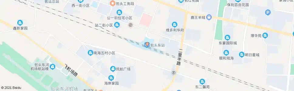 包头东站_公交站地图_包头公交_妙搜公交查询2025
