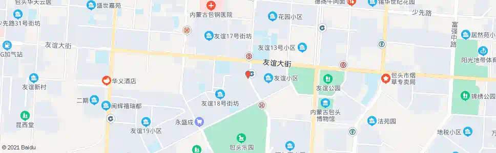 包头友谊菜场_公交站地图_包头公交_妙搜公交查询2025