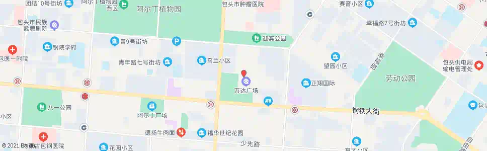 包头青年之家_公交站地图_包头公交_妙搜公交查询2025