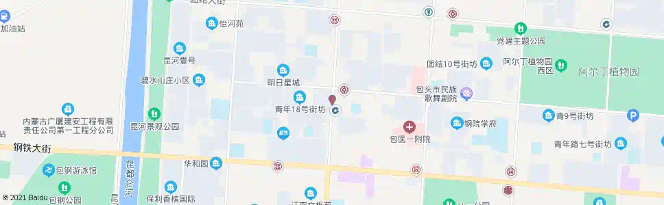包头昆仑百货_公交站地图_包头公交_妙搜公交查询2025
