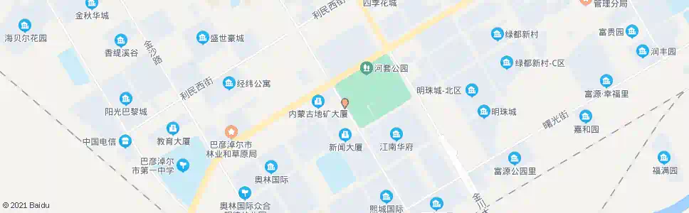 巴彦淖尔河套公园_公交站地图_巴彦淖尔公交_妙搜公交查询2025