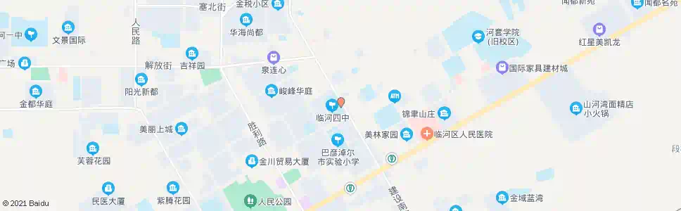 巴彦淖尔临河四中_公交站地图_巴彦淖尔公交_妙搜公交查询2025