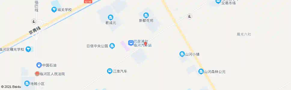 巴彦淖尔中山学校_公交站地图_巴彦淖尔公交_妙搜公交查询2025
