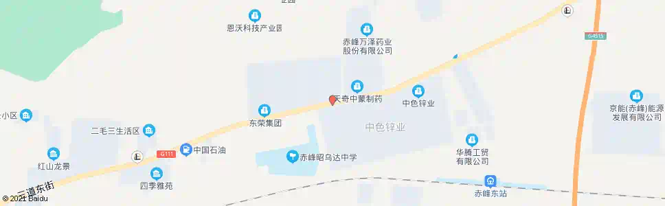 赤峰库博红烨锌业公司_公交站地图_赤峰公交_妙搜公交查询2025