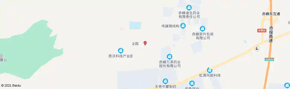 赤峰艾克制药_公交站地图_赤峰公交_妙搜公交查询2025