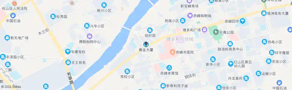 赤峰黄金大厦金店_公交站地图_赤峰公交_妙搜公交查询2025