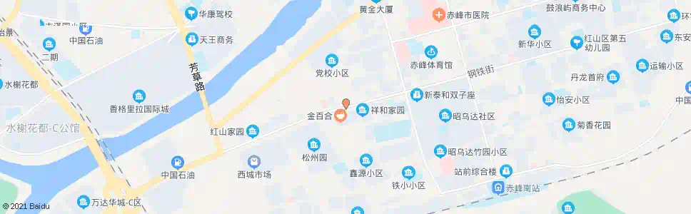 赤峰上京医院_公交站地图_赤峰公交_妙搜公交查询2025