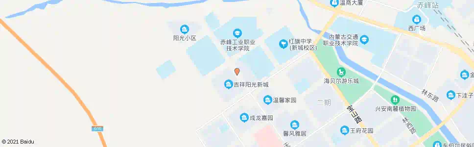 赤峰吉祥阳光新城_公交站地图_赤峰公交_妙搜公交查询2025