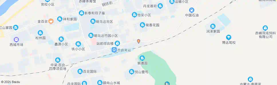赤峰铁路俱乐部_公交站地图_赤峰公交_妙搜公交查询2025