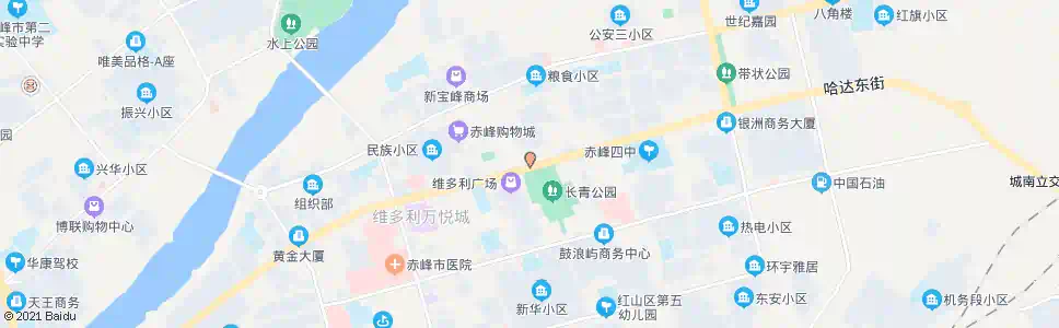 赤峰长青公园(春晖礼仪广告公司)_公交站地图_赤峰公交_妙搜公交查询2025