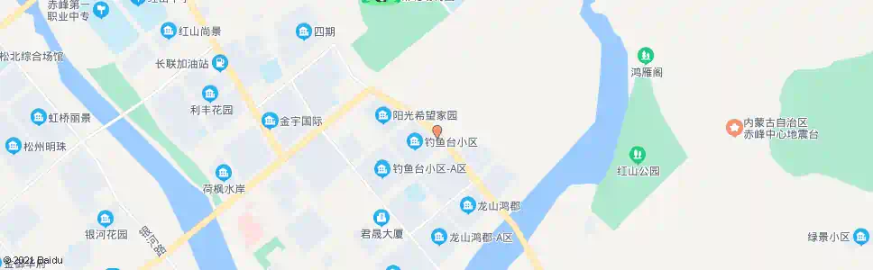 赤峰钓鱼台小区_公交站地图_赤峰公交_妙搜公交查询2025