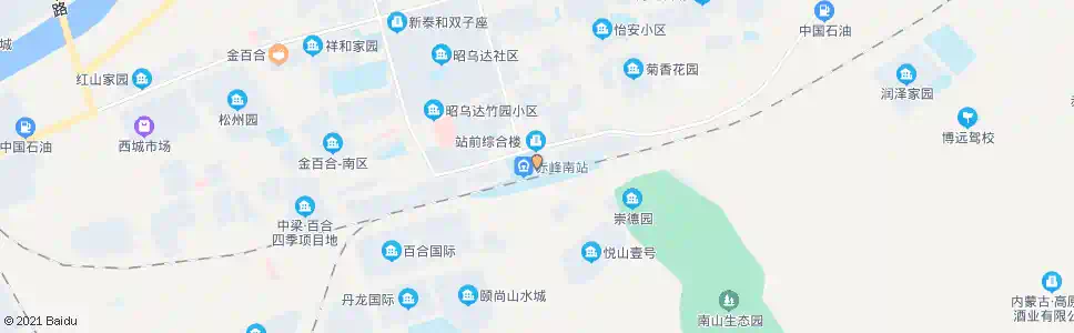 赤峰雷达团_公交站地图_赤峰公交_妙搜公交查询2025