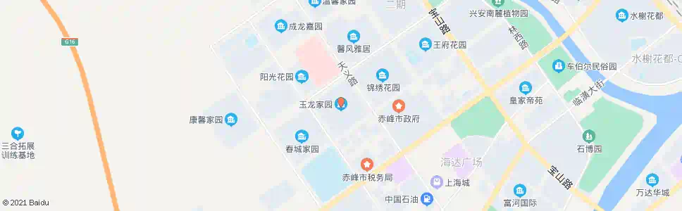 赤峰玉龙家园_公交站地图_赤峰公交_妙搜公交查询2025