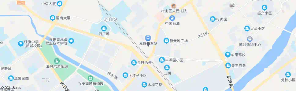 赤峰华信汽车维修_公交站地图_赤峰公交_妙搜公交查询2025