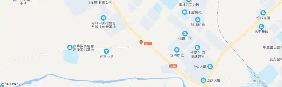 赤峰五三道口_公交站地图_赤峰公交_妙搜公交查询2025