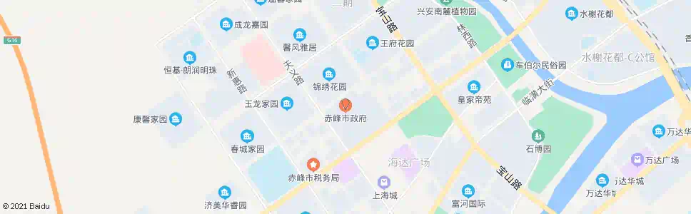 赤峰市保险公司_公交站地图_赤峰公交_妙搜公交查询2025