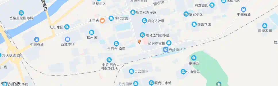 赤峰园林路南口_公交站地图_赤峰公交_妙搜公交查询2025